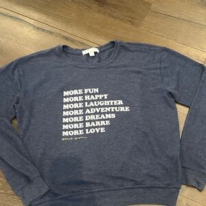 Spiritual Gangster Navy Graphic Sweatshirt